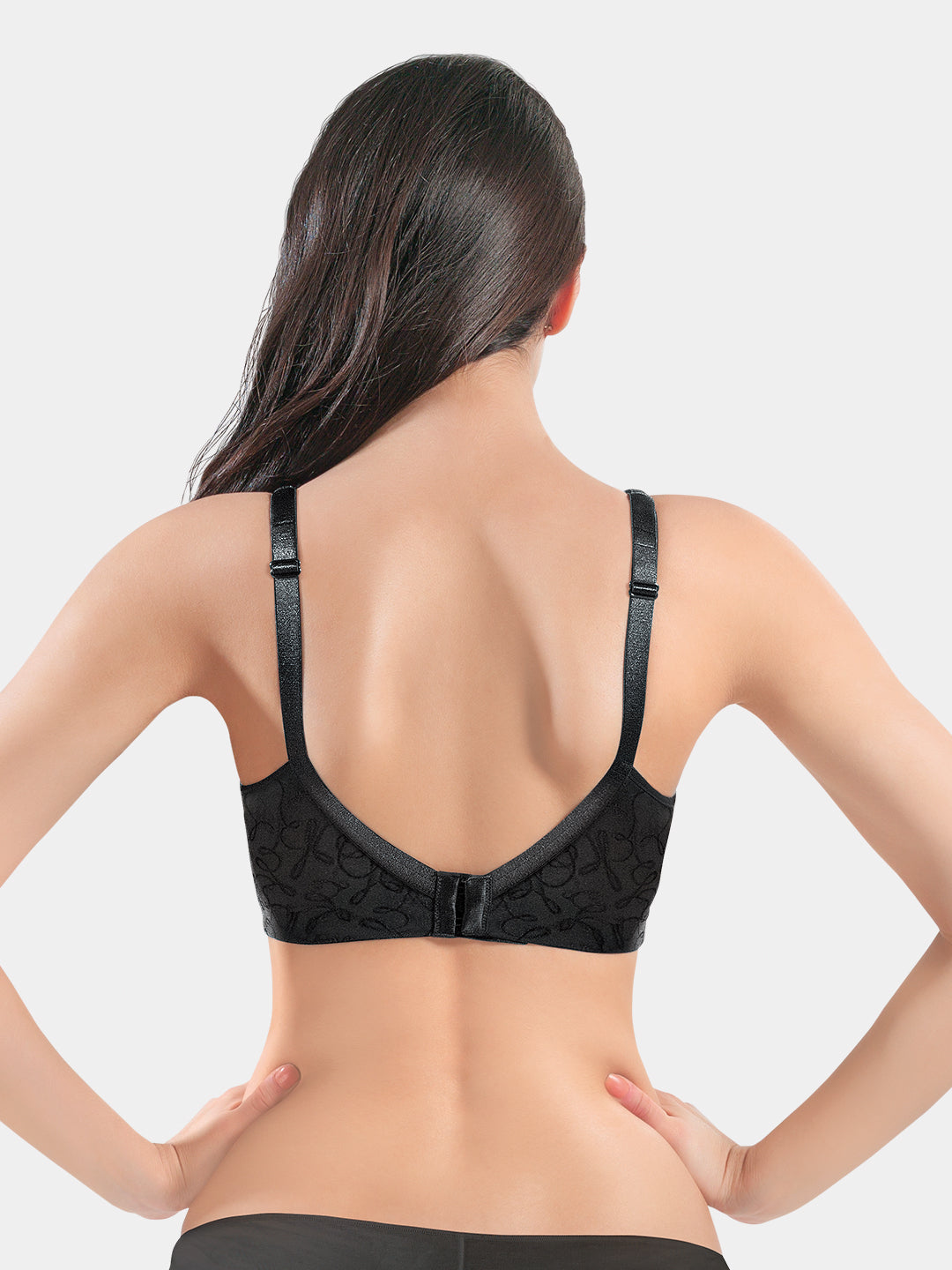 Non Padded Non Wired Medium Coverage Lacey Fashion Bra | 62048