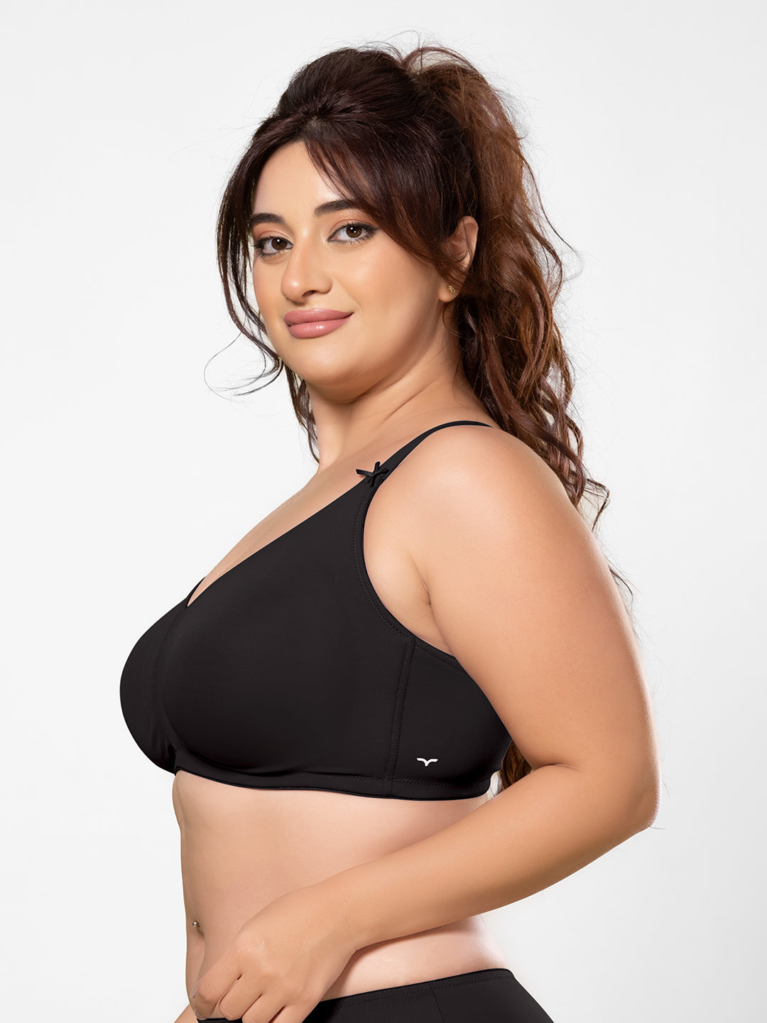 Lightweight Non-Padded Wirefree Full Coverage Minimizer Bra with Cushioned Straps and U-Back – DB 021
