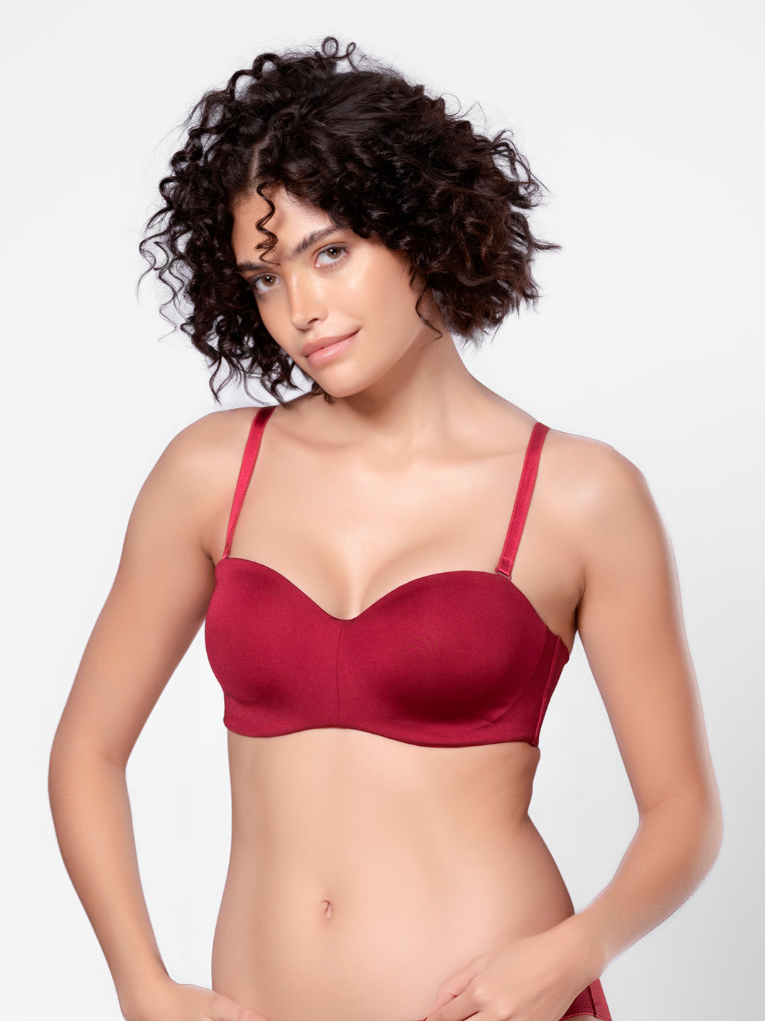 Mid Coverage Everyday Bra with Adjustable Straps, U-Back and Hook & Eye Closure – DB 028