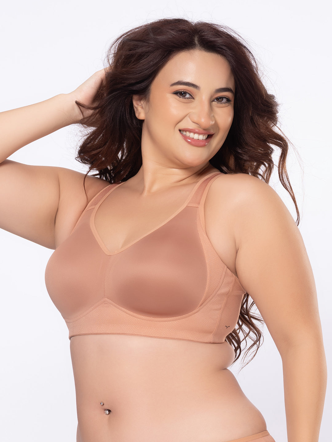 Non-Padded Wirefree Full Coverage Everyday Bra with Macro Spacer Fabric and Cushioned Straps – DB 024