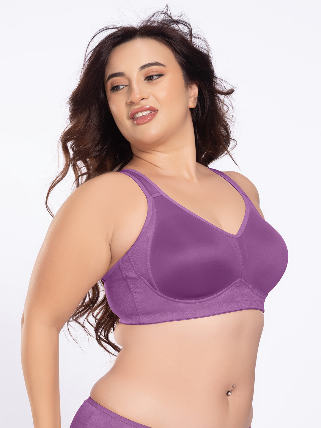 Non-Padded Wirefree Full Coverage Everyday Bra with Macro Spacer Fabric and Cushioned Straps – DB 024
