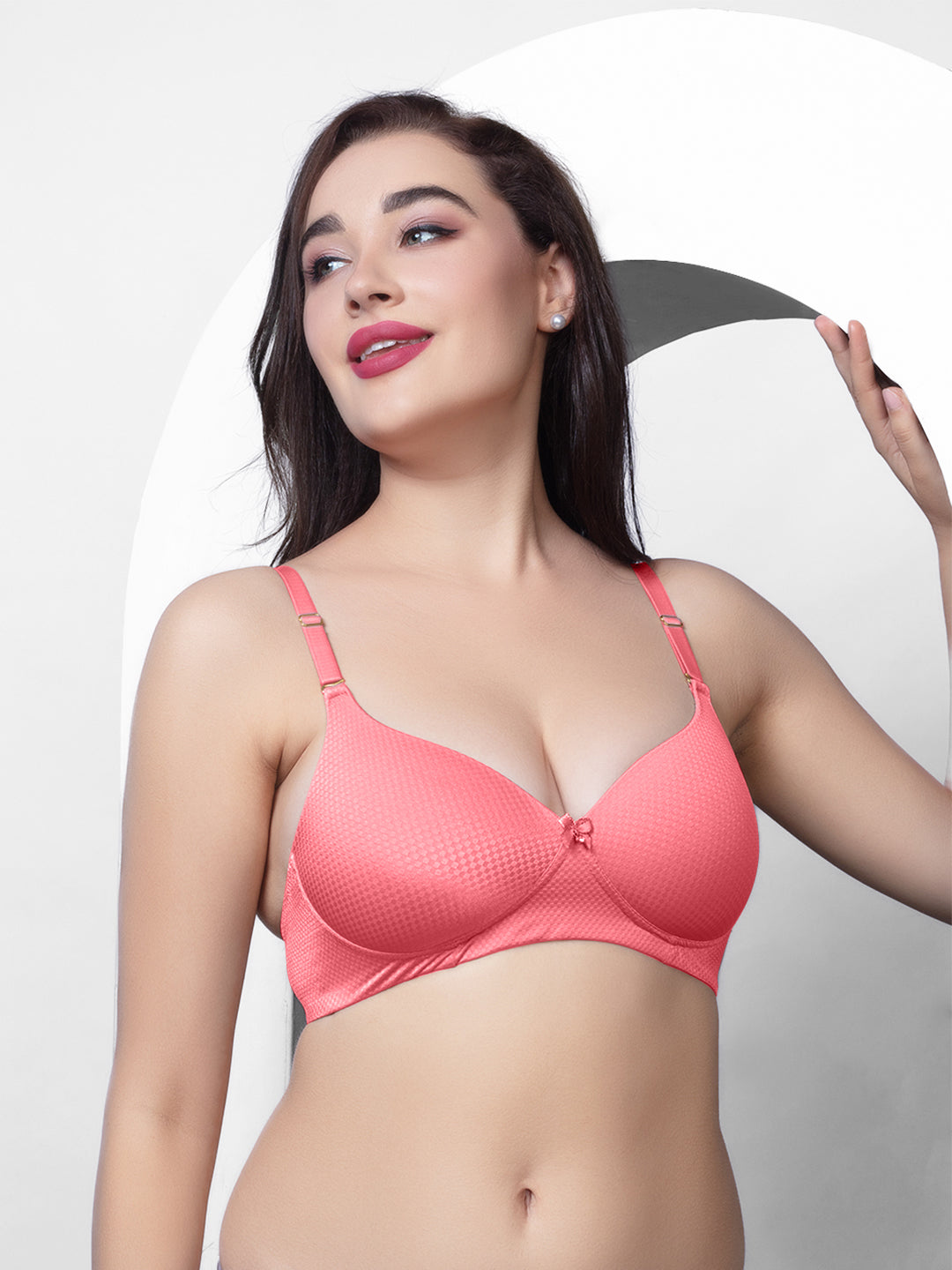 Non Wired Medium Coverage Padded T Shirt Bra | DB 520
