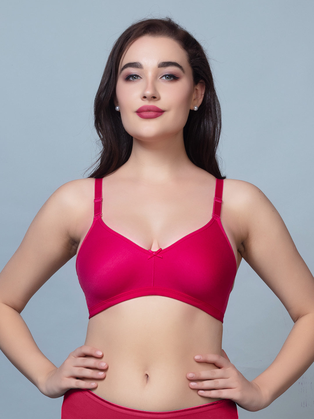 Cotton Non Padded Bra with Detachable Straps | DB 541