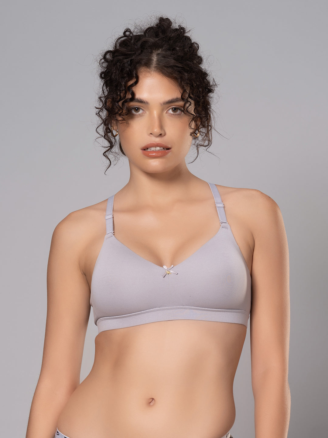 Cotton Padded Full Coverage Bra with Detachable Straps | DB 544