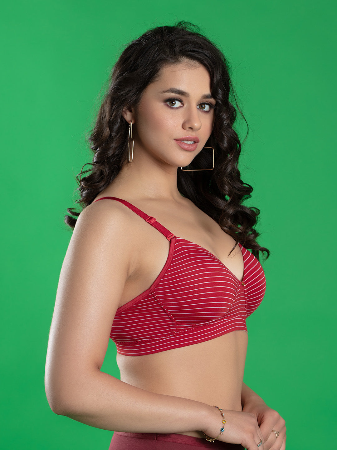 Wire Free Padded T Shirt Bra with Detachable Straps | DB 583