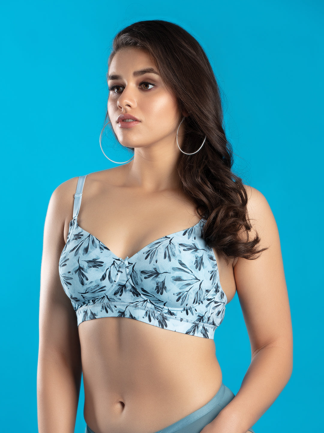 Non Wired Full Coverage Padded Cotton T Shirt Bra | DB 586