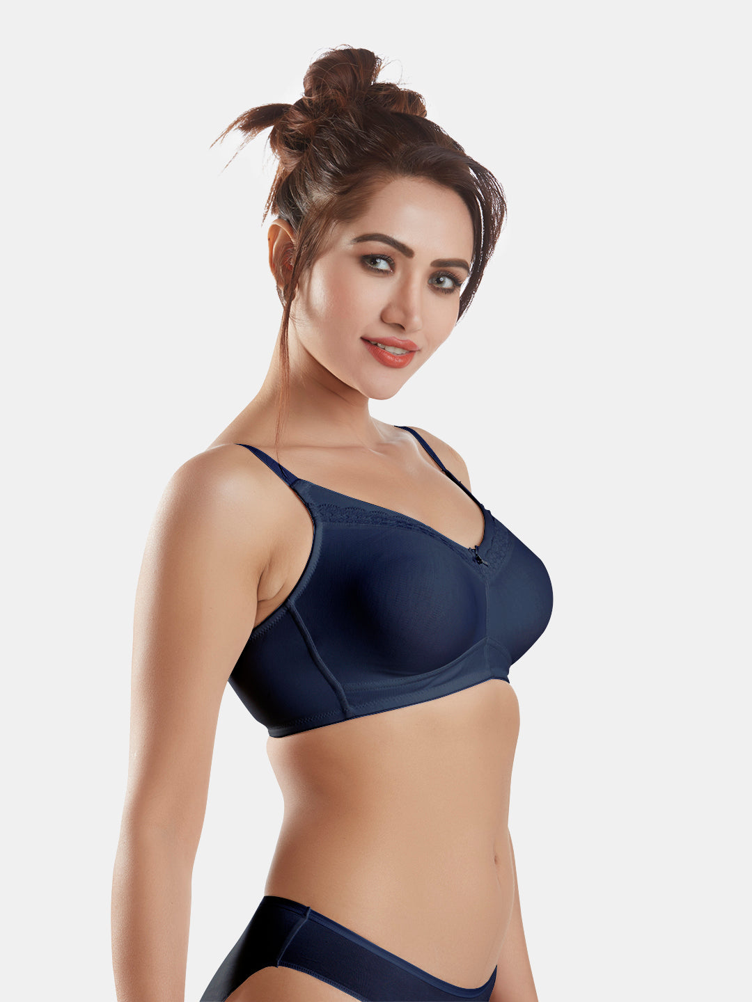 Full-Coverage-Non-Padded-Moulded-Minimizer-Bra-DB-364-NavyBlue-Lifestyle