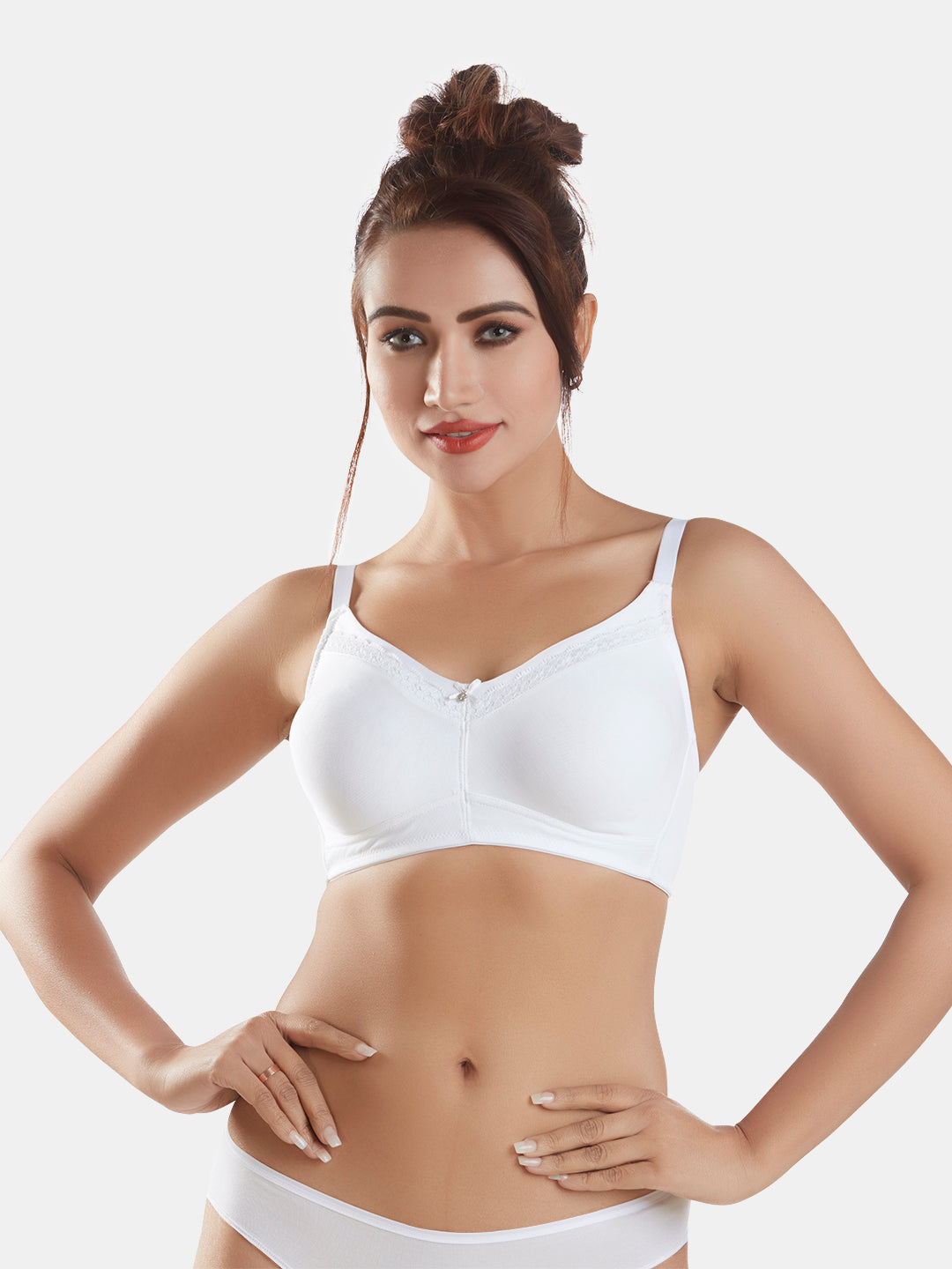 Full-Coverage-Non-Padded-Moulded-Minimizer-Bra-DB-364-White-Front