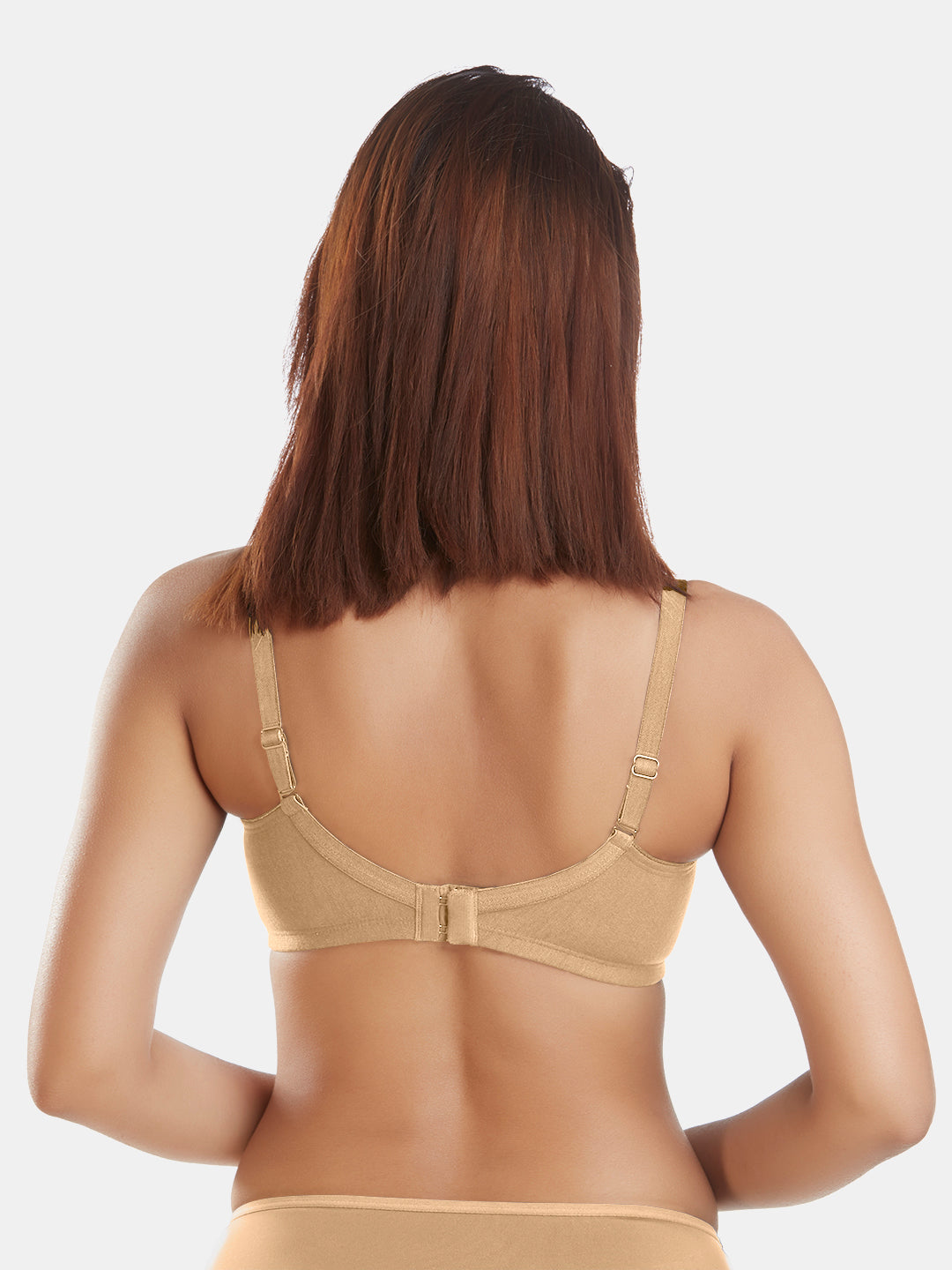 Non-Padded-Full-Coverage-Cotton-Bra-DB-344-Nude-Back