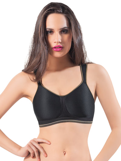 High Support Non Padded Full Coverage Sports Bra | 62001