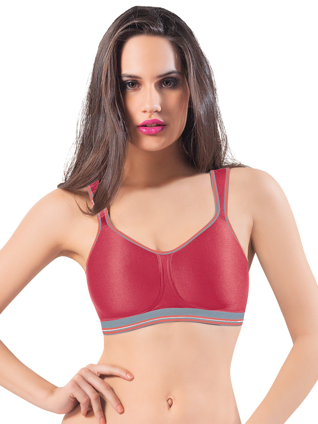 High Support Non Padded Full Coverage Sports Bra | 62001
