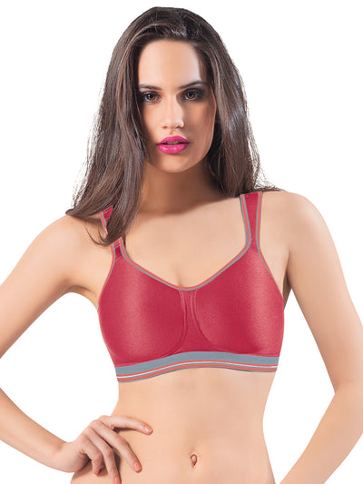 High Support Non Padded Full Coverage Sports Bra | 62001