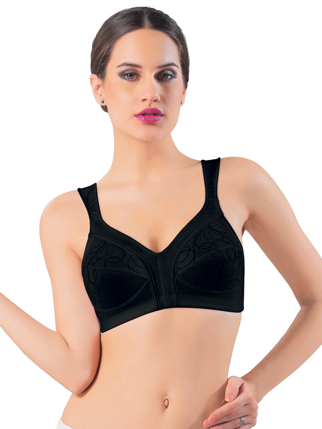 Full Coverage Seamed Cup Non Padded Fashion Bra | 61827
