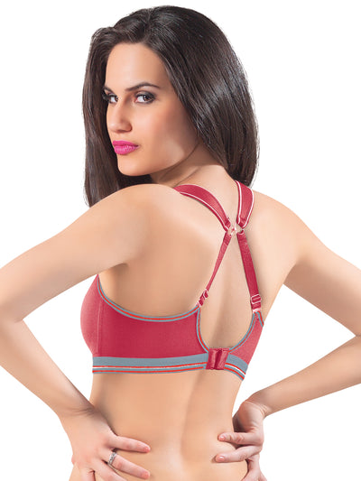 High Support Non Padded Full Coverage Sports Bra | 62001
