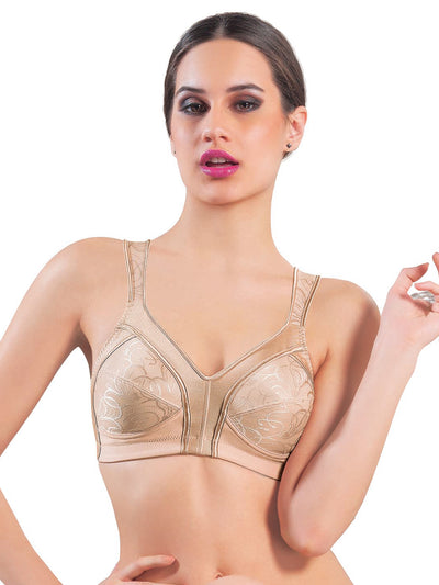 Full Coverage Seamed Cup Non Padded Fashion Bra | 61827