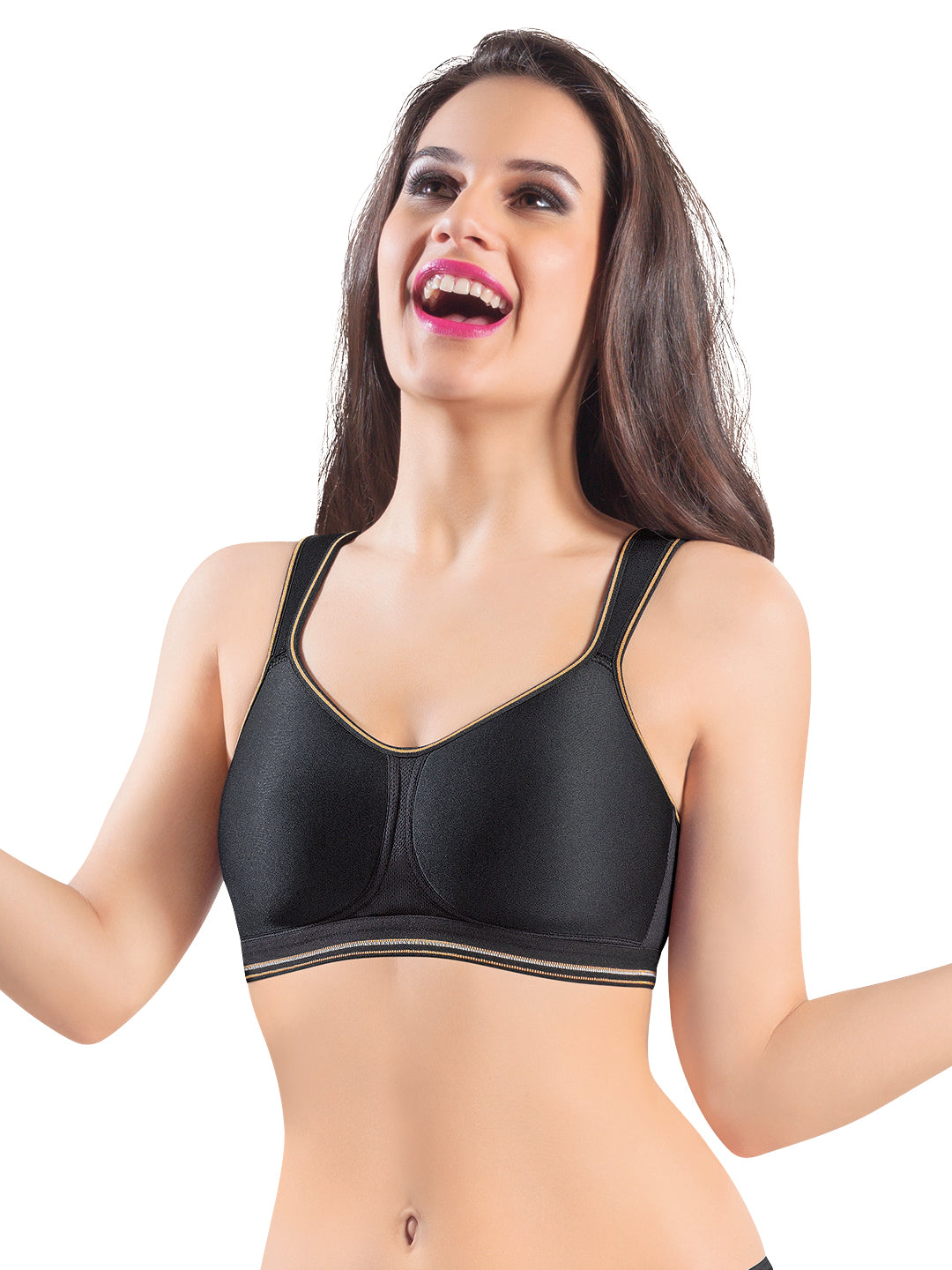 High Support Non Padded Full Coverage Sports Bra | 62001