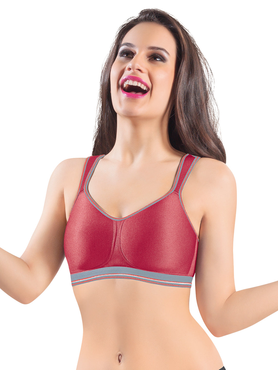High Support Non Padded Full Coverage Sports Bra | 62001