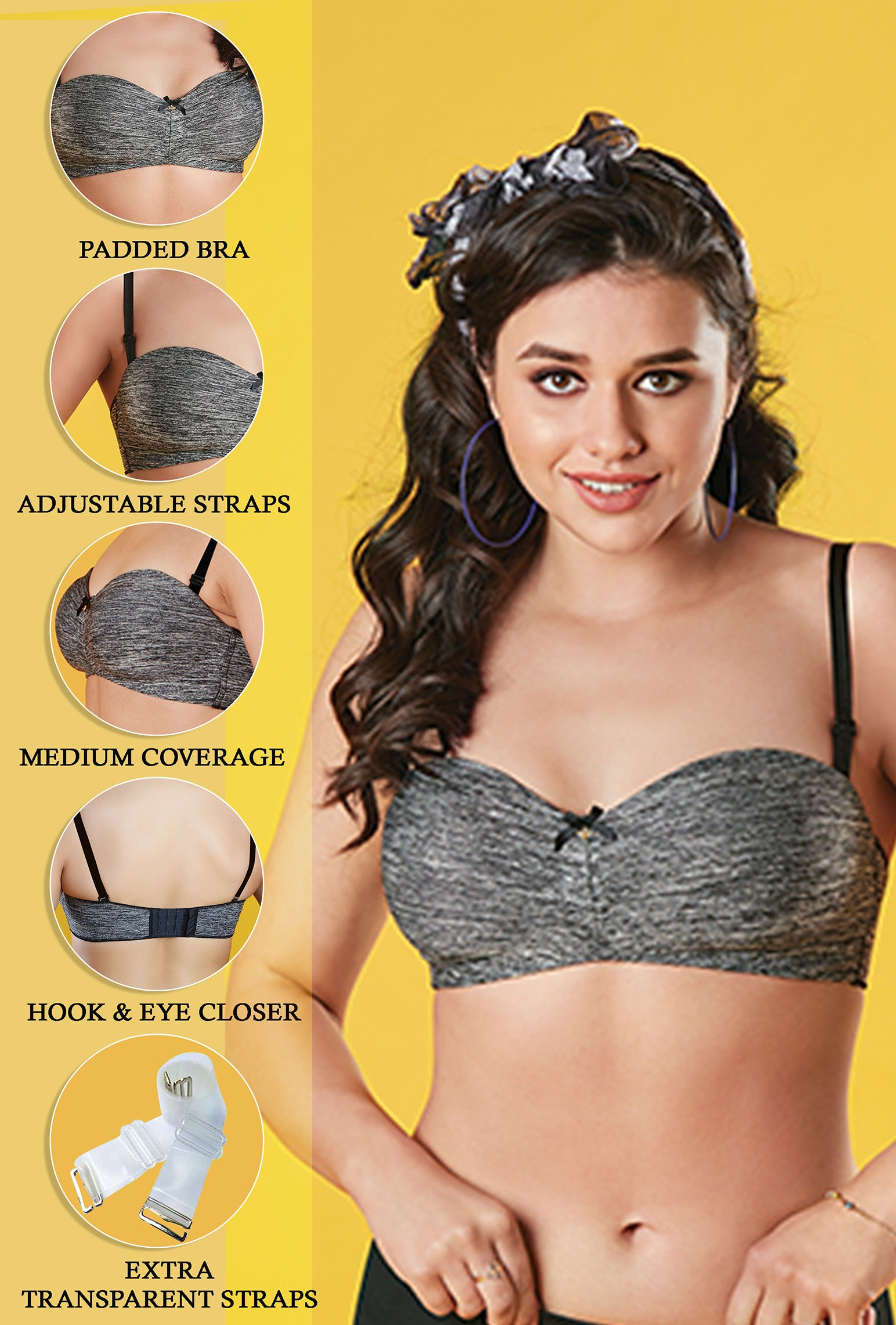 Medium Coverage Padded Fashion Bra | DB 325