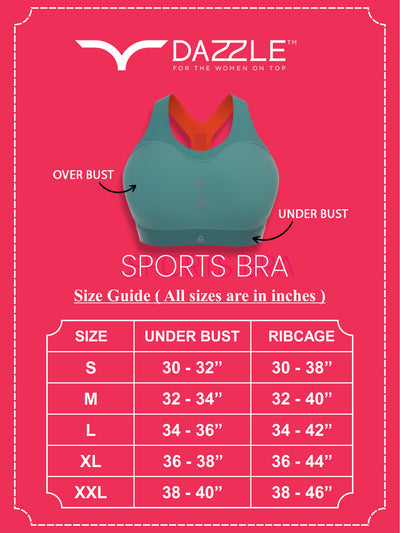 Medium Coverage Lightly Padded Sports Bra | DB 006