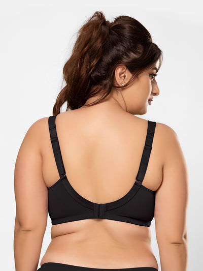 Lightweight Non-Padded Wirefree Full Coverage Minimizer Bra with Cushioned Straps and U-Back – DB 021