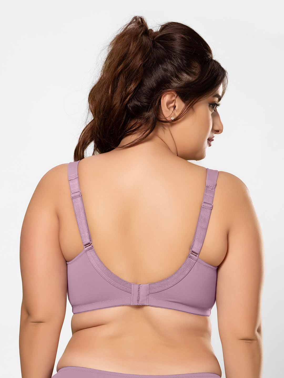 Lightweight Non-Padded Wirefree Full Coverage Minimizer Bra with Cushioned Straps and U-Back – DB 021