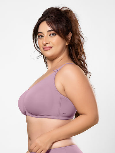 Lightweight Non-Padded Wirefree Full Coverage Minimizer Bra with Cushioned Straps and U-Back – DB 021