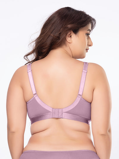 Moulded Wirefree Full Coverage Lace Jacquard Macro Spacer Bra with Wide Shoulder Straps and U-Back – DB 025