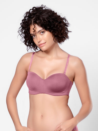 Mid Coverage Everyday Bra with Adjustable Straps, U-Back and Hook & Eye Closure – DB 028