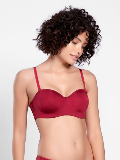 Mid Coverage Everyday Bra with Adjustable Straps, U-Back and Hook & Eye Closure – DB 028