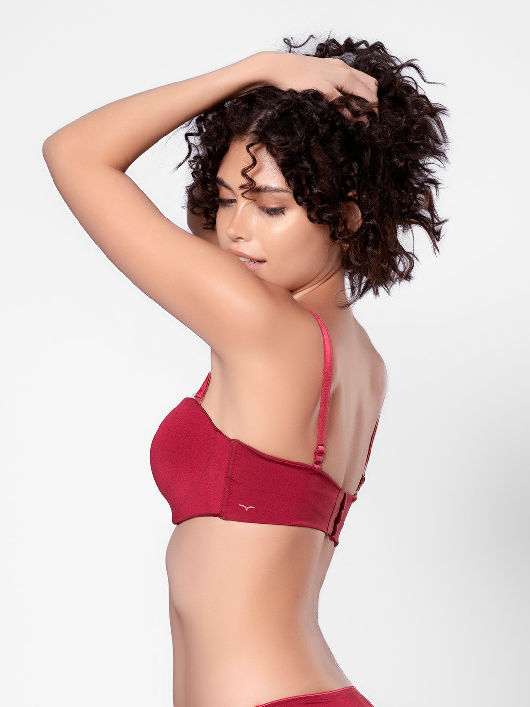 Mid Coverage Everyday Bra with Adjustable Straps, U-Back and Hook & Eye Closure – DB 028