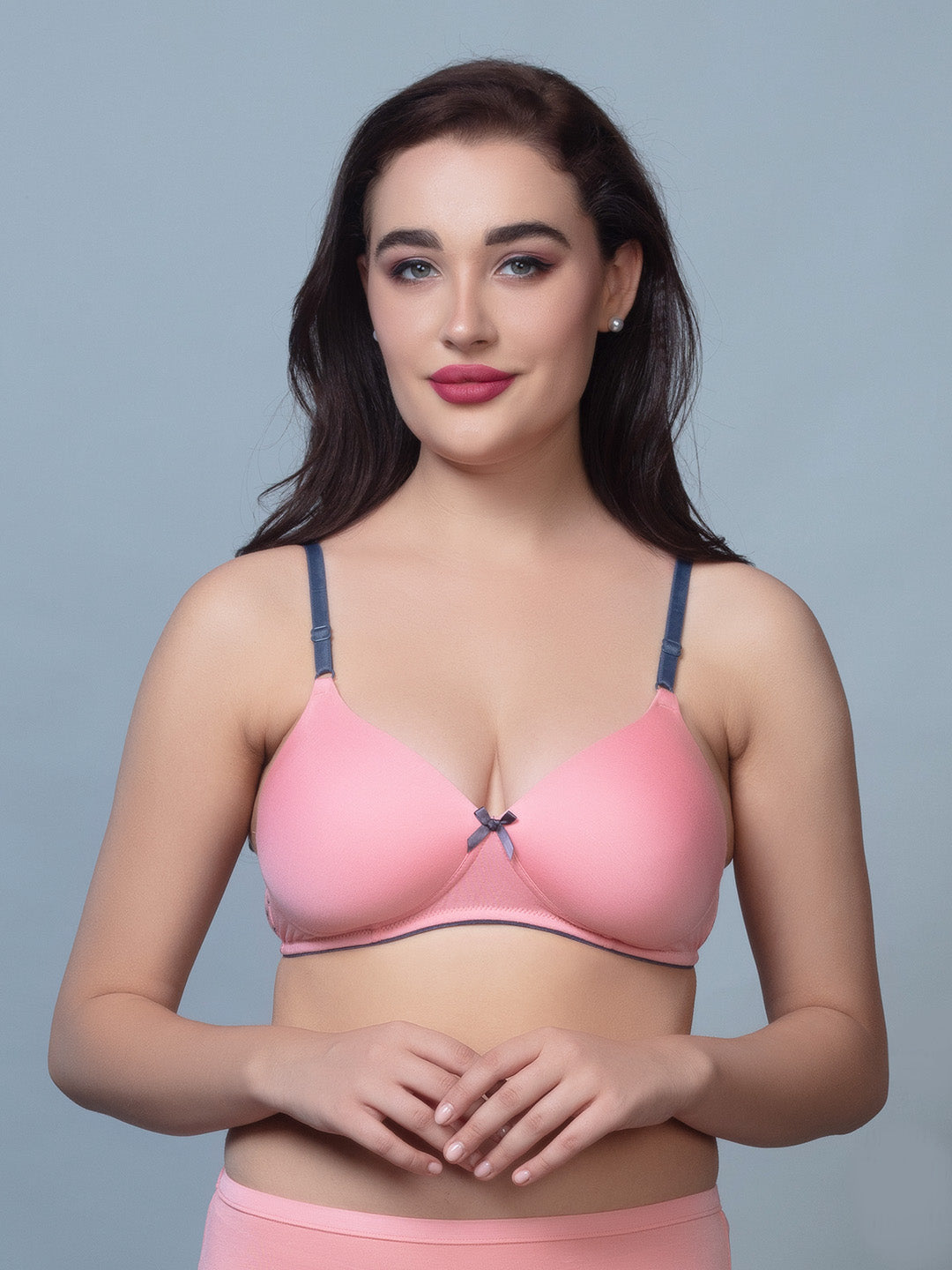 Medium Coverage Padded Nylon Lace Fashion Bra | DB 576