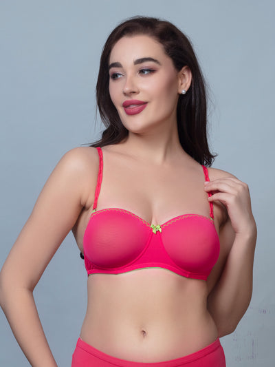 Padded Nylon Medium Coverage Fashion Bra | DB 530