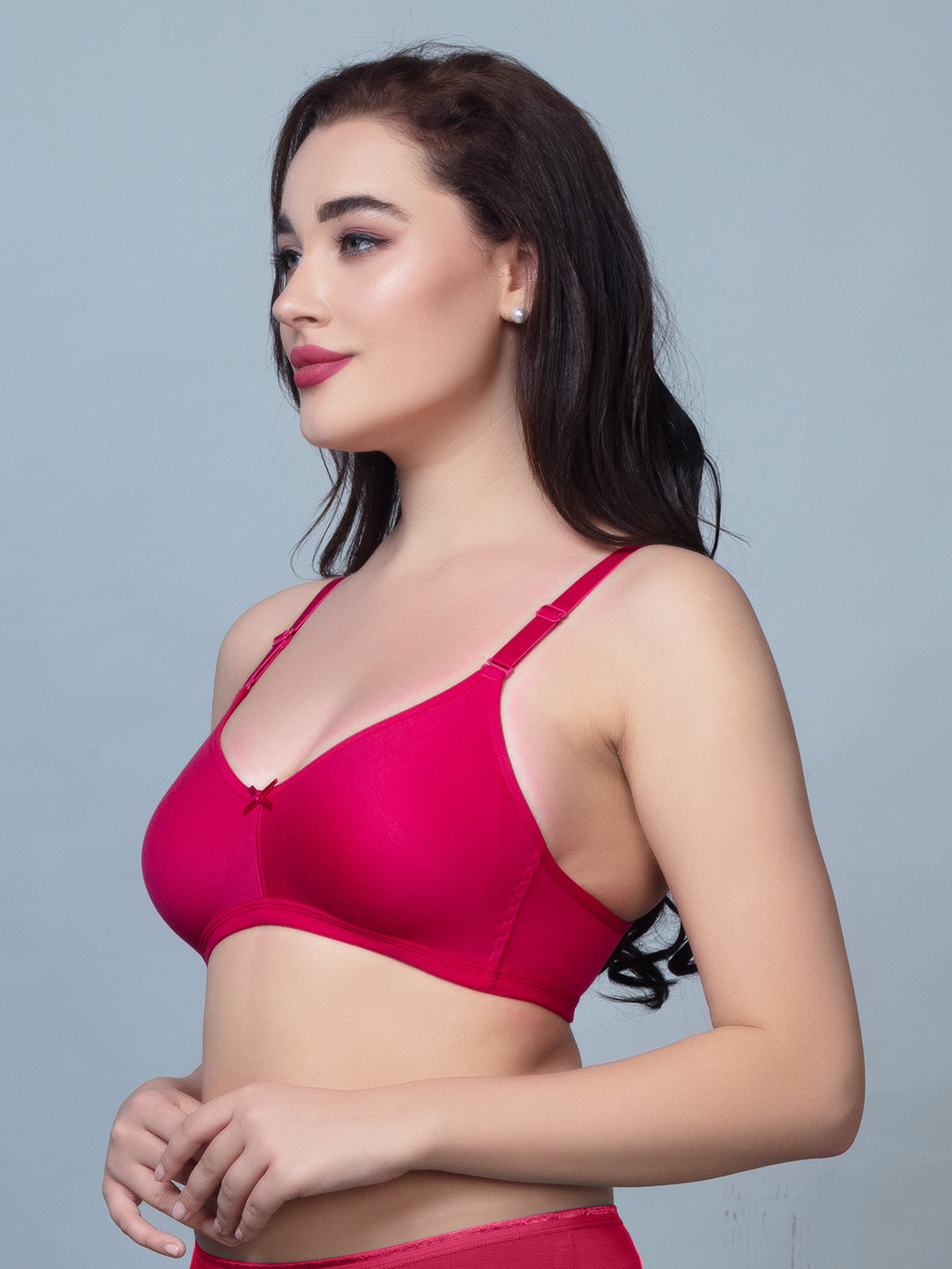 Cotton Non Padded Bra with Detachable Straps | DB 541