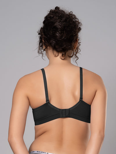Cotton Padded Full Coverage Bra with Detachable Straps | DB 544