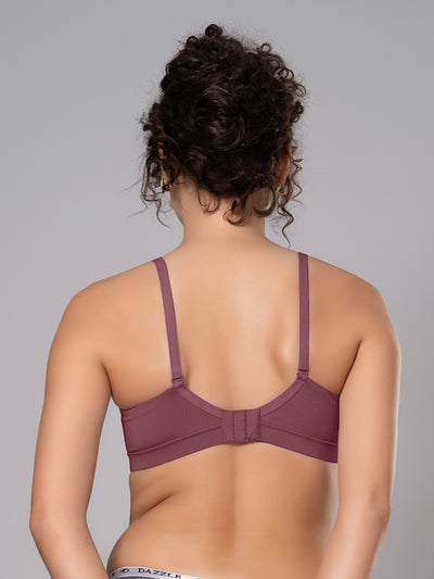 Cotton Padded Full Coverage Bra with Detachable Straps | DB 544