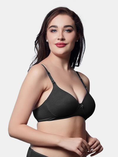 Padded Cotton Non Wired T Shirt Bra | DB 545