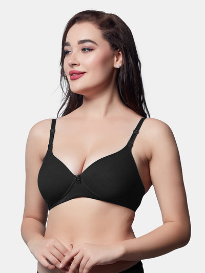 Padded Cotton Non Wired T Shirt Bra | DB 545