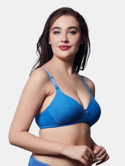 Padded Cotton Non Wired T Shirt Bra | DB 545