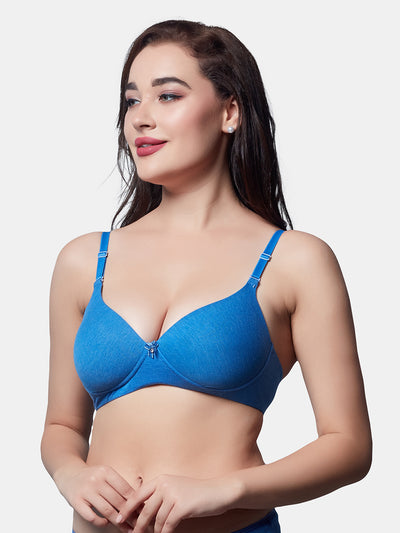 Padded Cotton Non Wired T Shirt Bra | DB 545