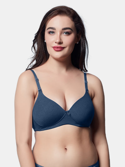 Padded Cotton Non Wired T Shirt Bra | DB 545
