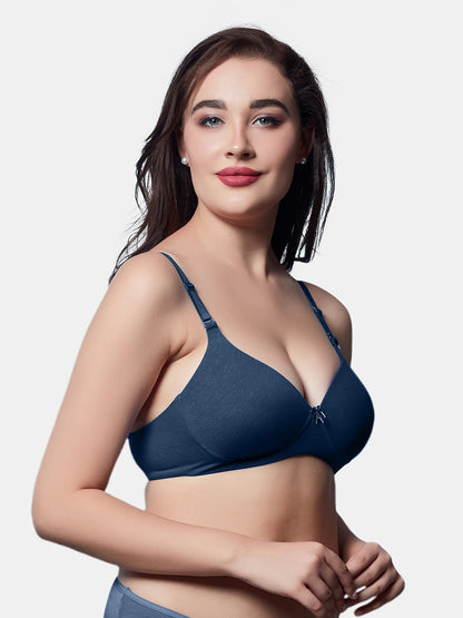 Padded Cotton Non Wired T Shirt Bra | DB545