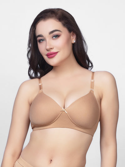 Medium Coverage Padded Cotton Everyday T Shirt Bra | DB 547