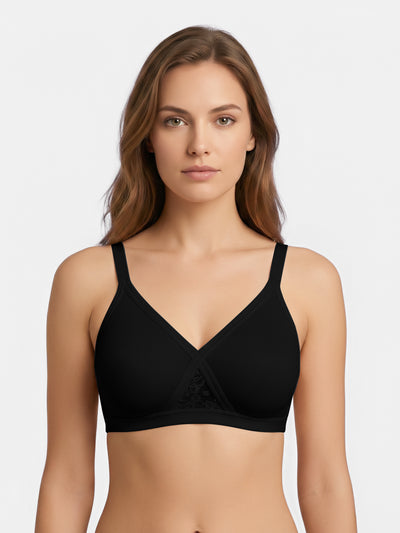 Full Coverage Non Padded Cotton Minimizer Bra | DB 550