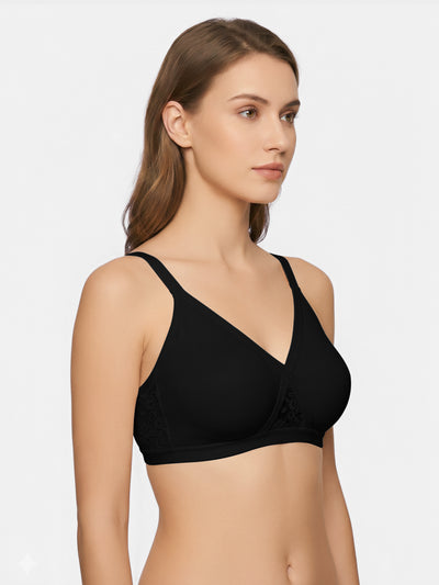 Full Coverage Non Padded Cotton Minimizer Bra | DB 550