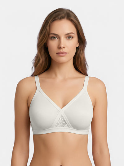 Full Coverage Non Padded Cotton Minimizer Bra | DB 550