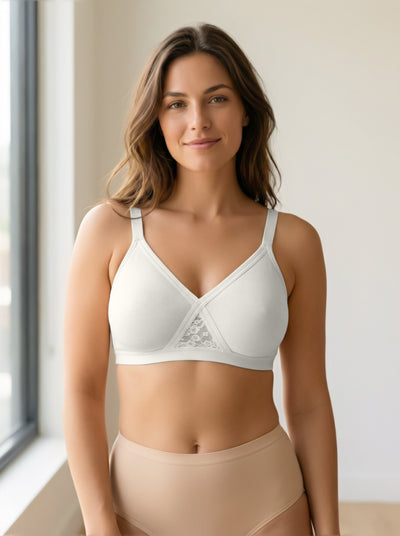 Full Coverage Non Padded Cotton Minimizer Bra | DB 550