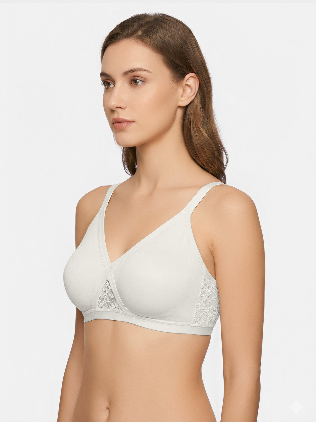 Full Coverage Non Padded Cotton Minimizer Bra | DB 550