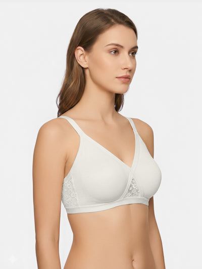 Full Coverage Non Padded Cotton Minimizer Bra | DB 550