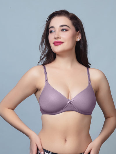 Thick Padded T Shirt Bra with Detachable Straps - DB 512