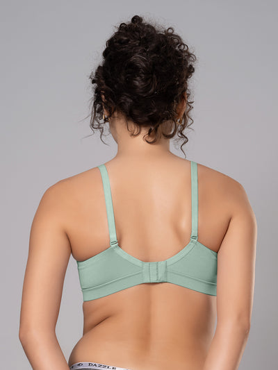 Cotton Padded Full Coverage Bra with Detachable Straps | DB 544